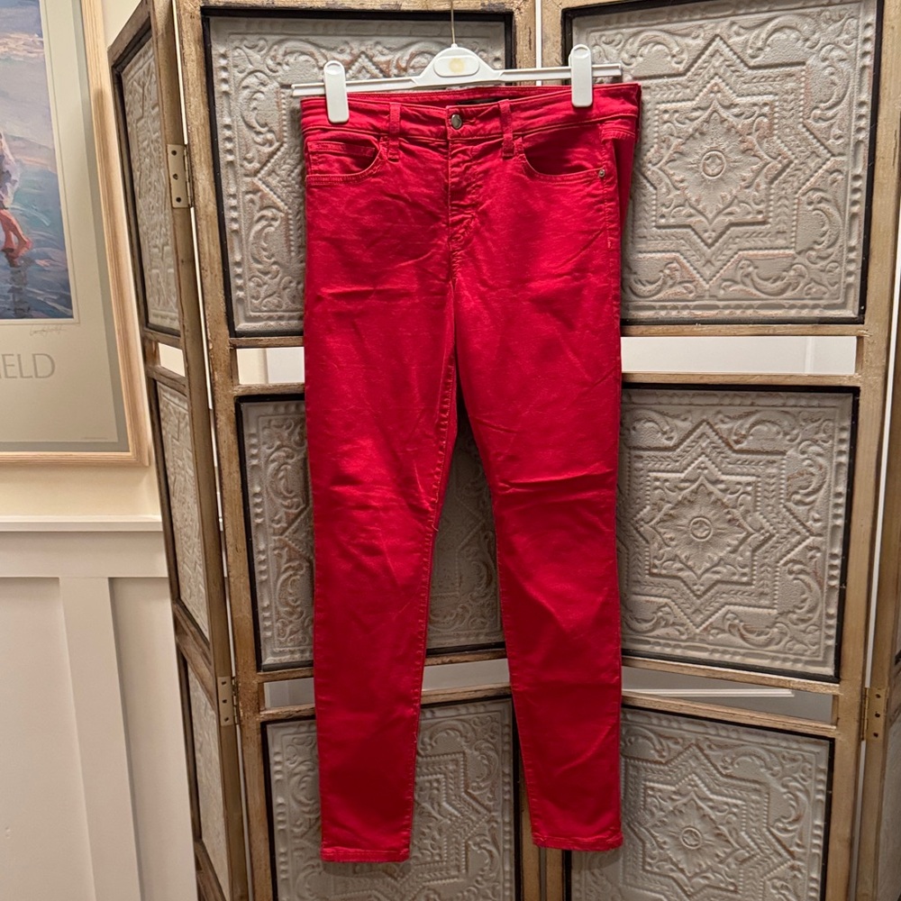 Joe's Jeans Red Straight Leg Women Jeans